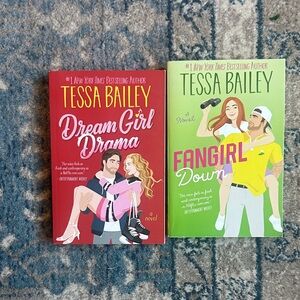 Tessa Bailey Novel Set - Dream Girl Drama & Fangirl Down